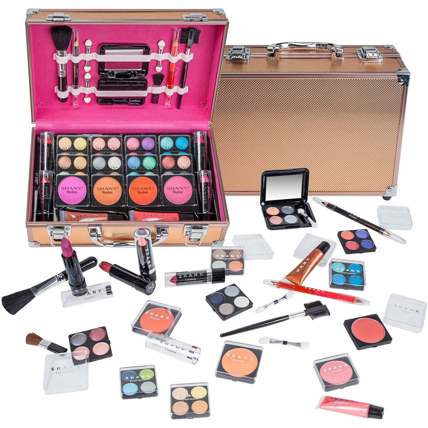 Carry All Makeup Train Case - Makeup Set-9