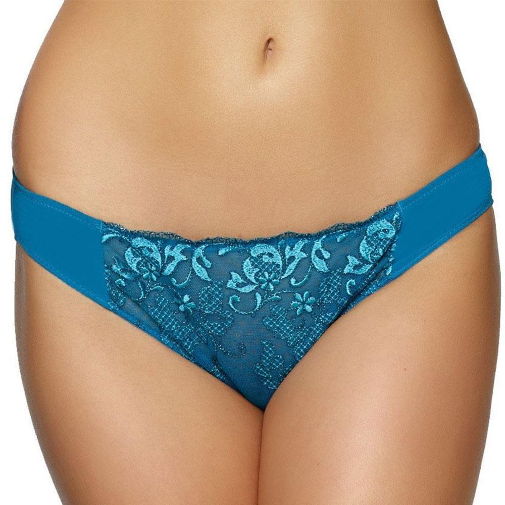 Felina Priscilla Sheer Lace Embroidery Bikini Panty-1