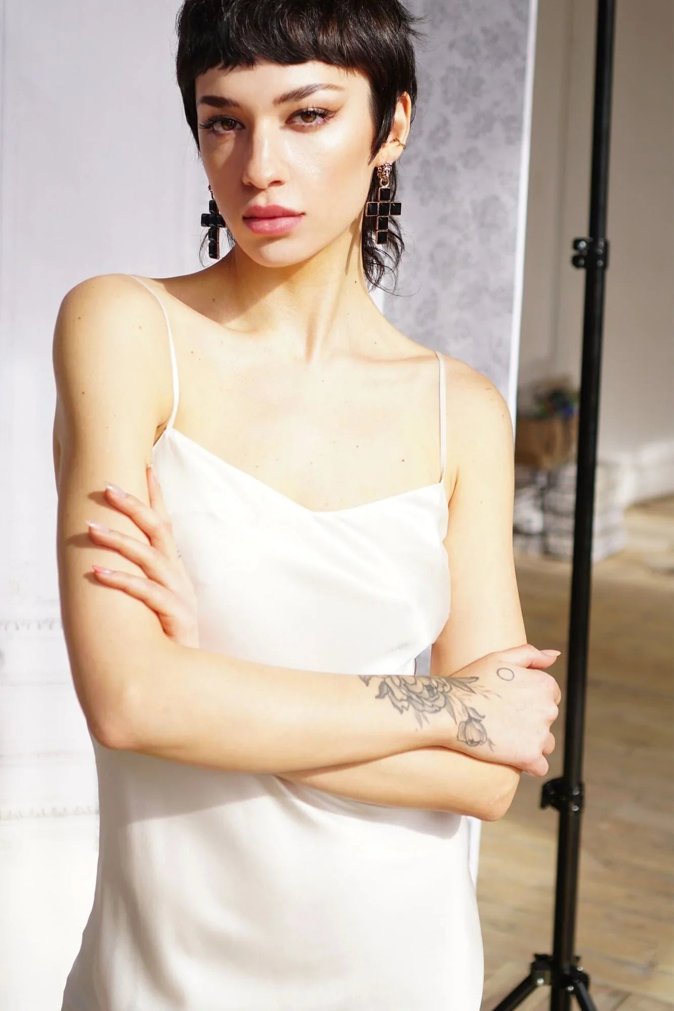 Amoralle Silk Light Elysian Maxi Slip-8