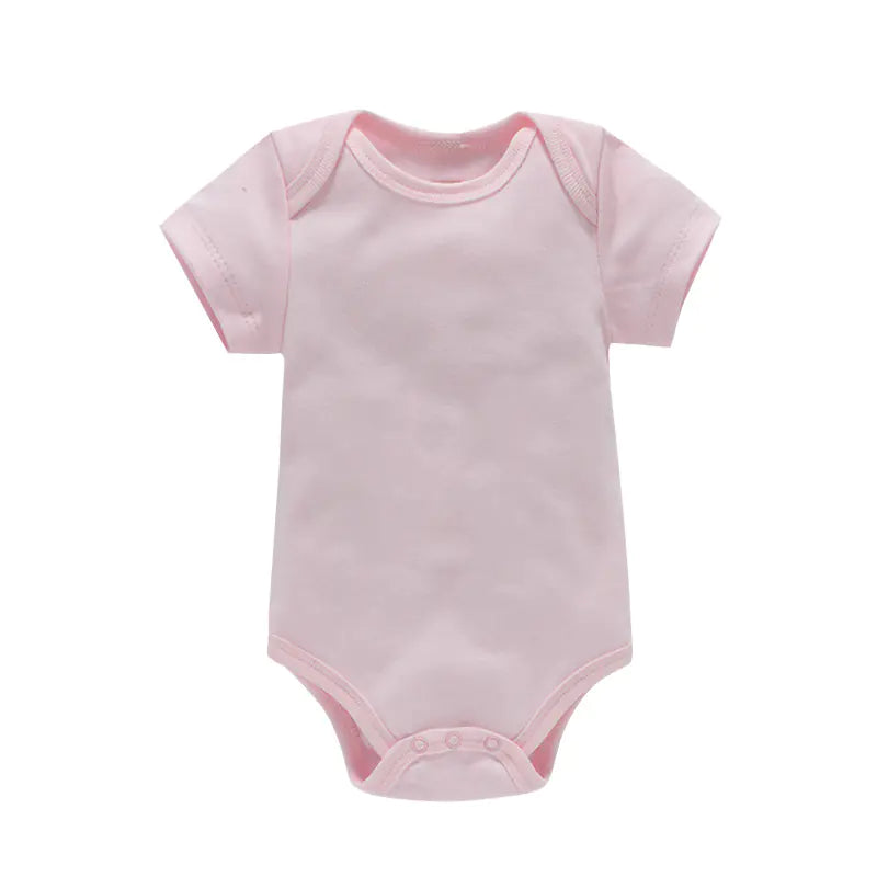 Baby Solid Color Cotton Romper