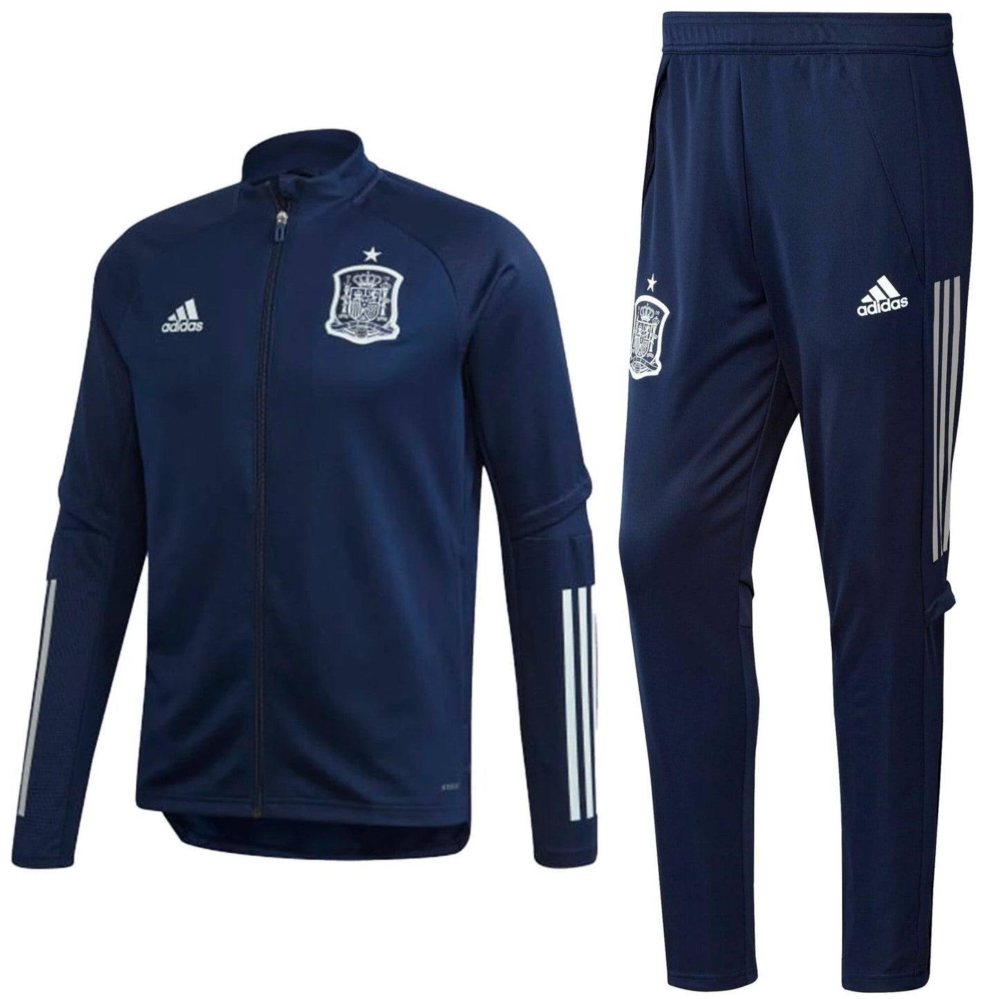 Spain navy training Soccer tracksuit 2020/21 - Adidas-0