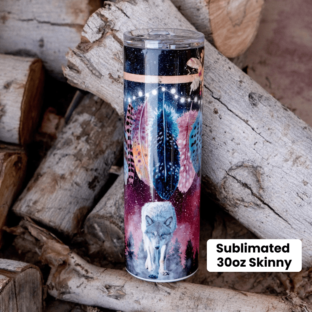 30oz Skinny Sublimation Tumbler-2
