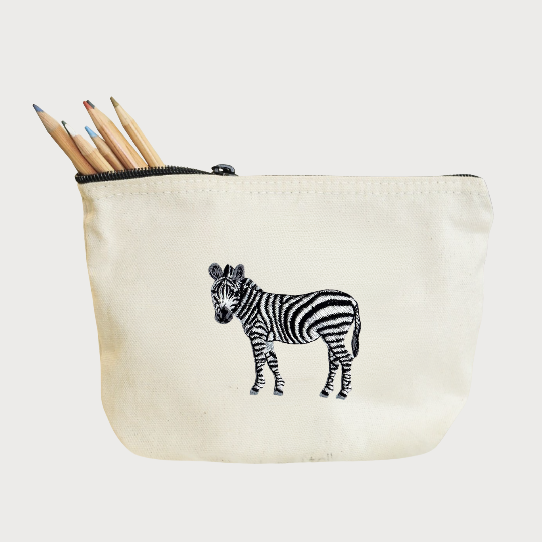 Make Up Pouch - Zebra-3