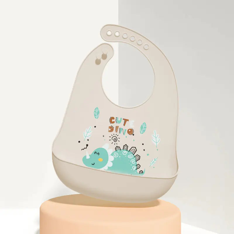 3D Baby Waterproof Silicone Bib for Feeding Kids