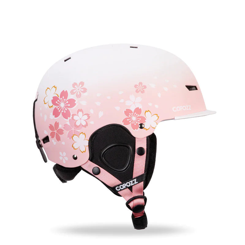 Integrated Snow Goggles with Crash Helmet for Adults