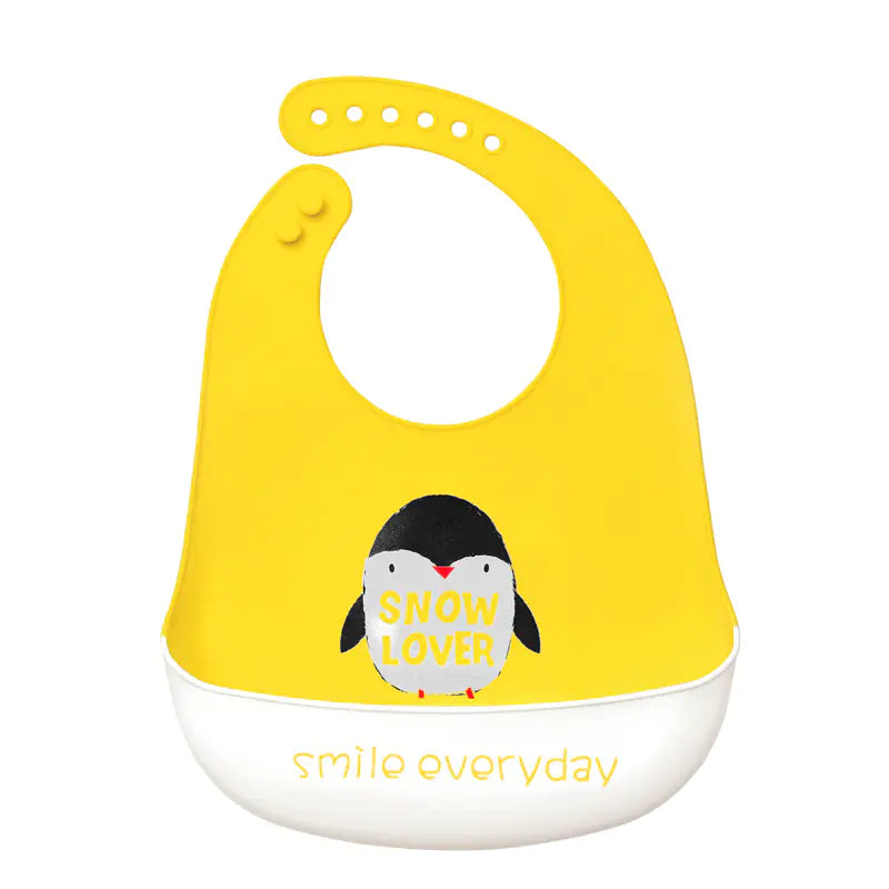 3D Baby Waterproof Silicone Bib for Feeding Kids