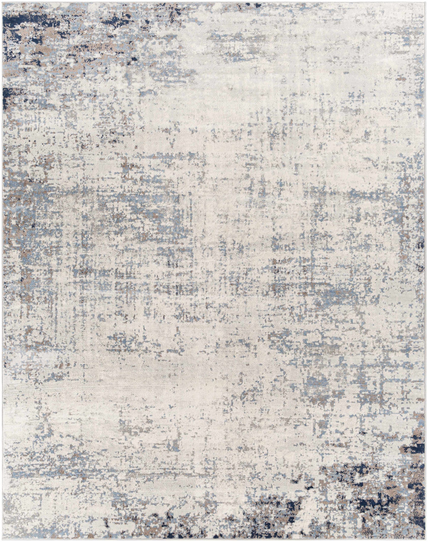 Texanna Abstract Blue/Gray Area Rug-8