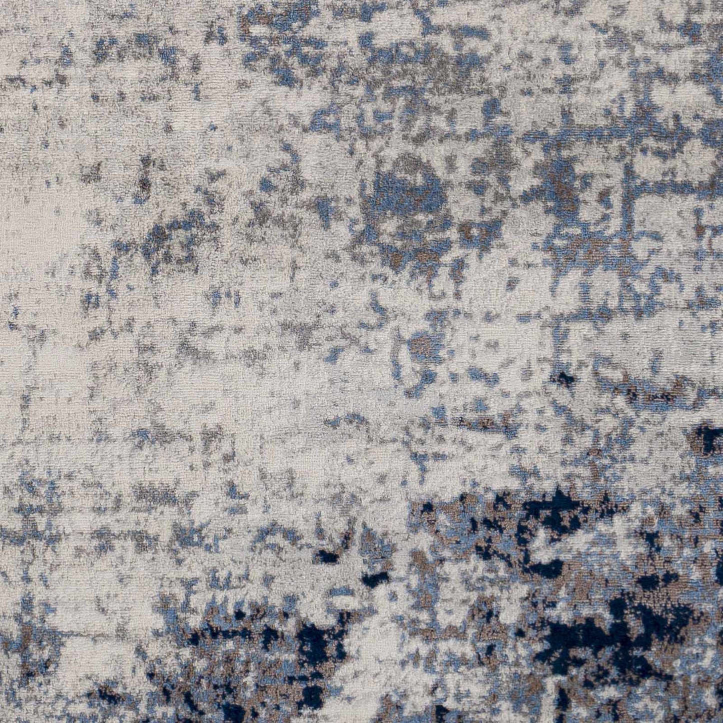 Texanna Abstract Blue/Gray Area Rug-2