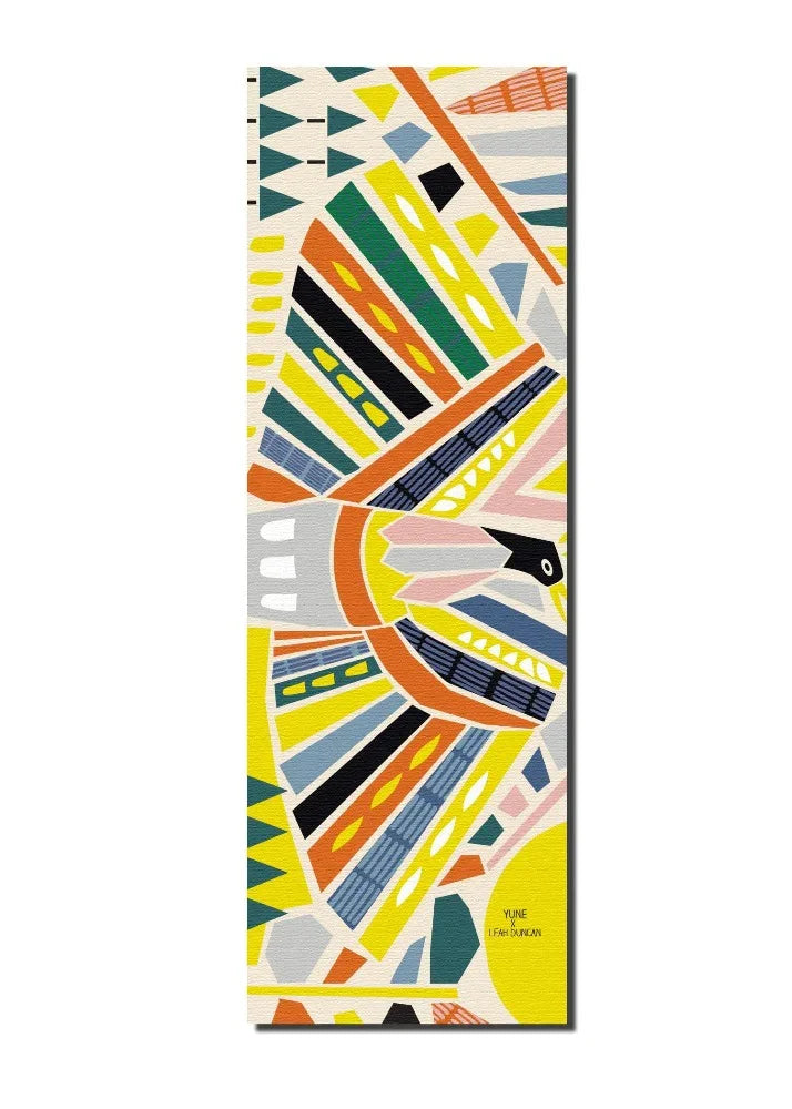 Leah Duncan Bird Yoga Mat – 6mm Eco-Friendly, Artistic Non-Slip Mat for All Yoga Styles-0