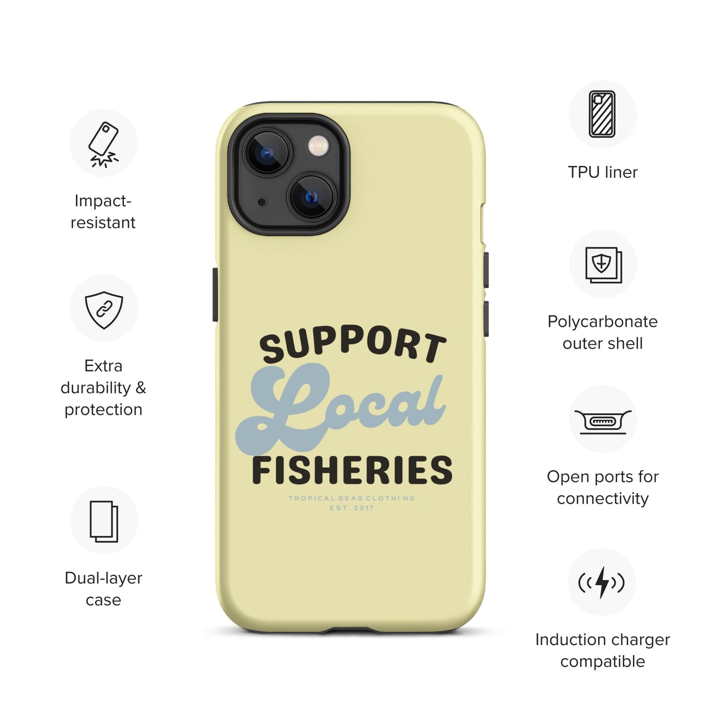 Local Fisheries Tough Case for iPhone®-2