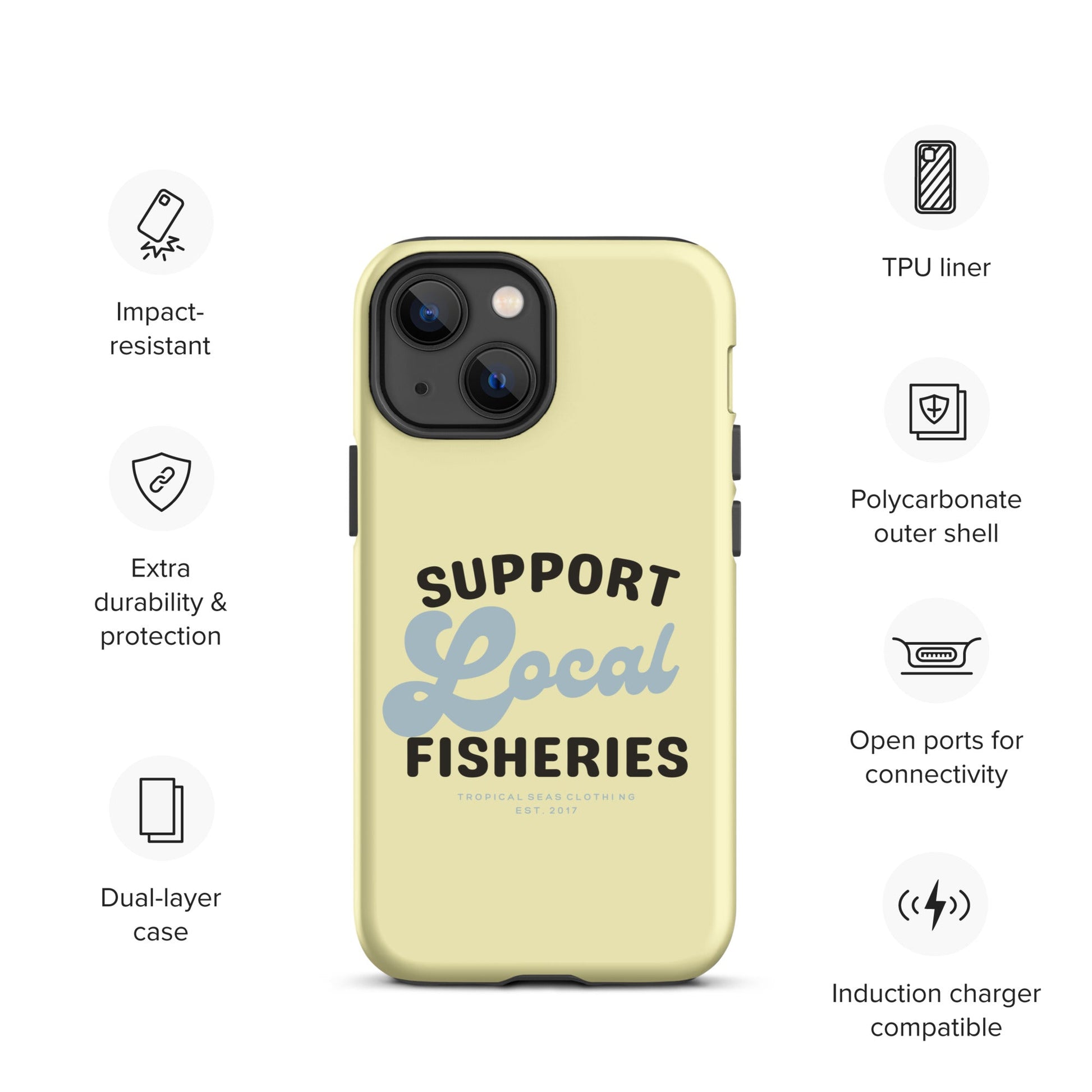 Local Fisheries Tough Case for iPhone®-1