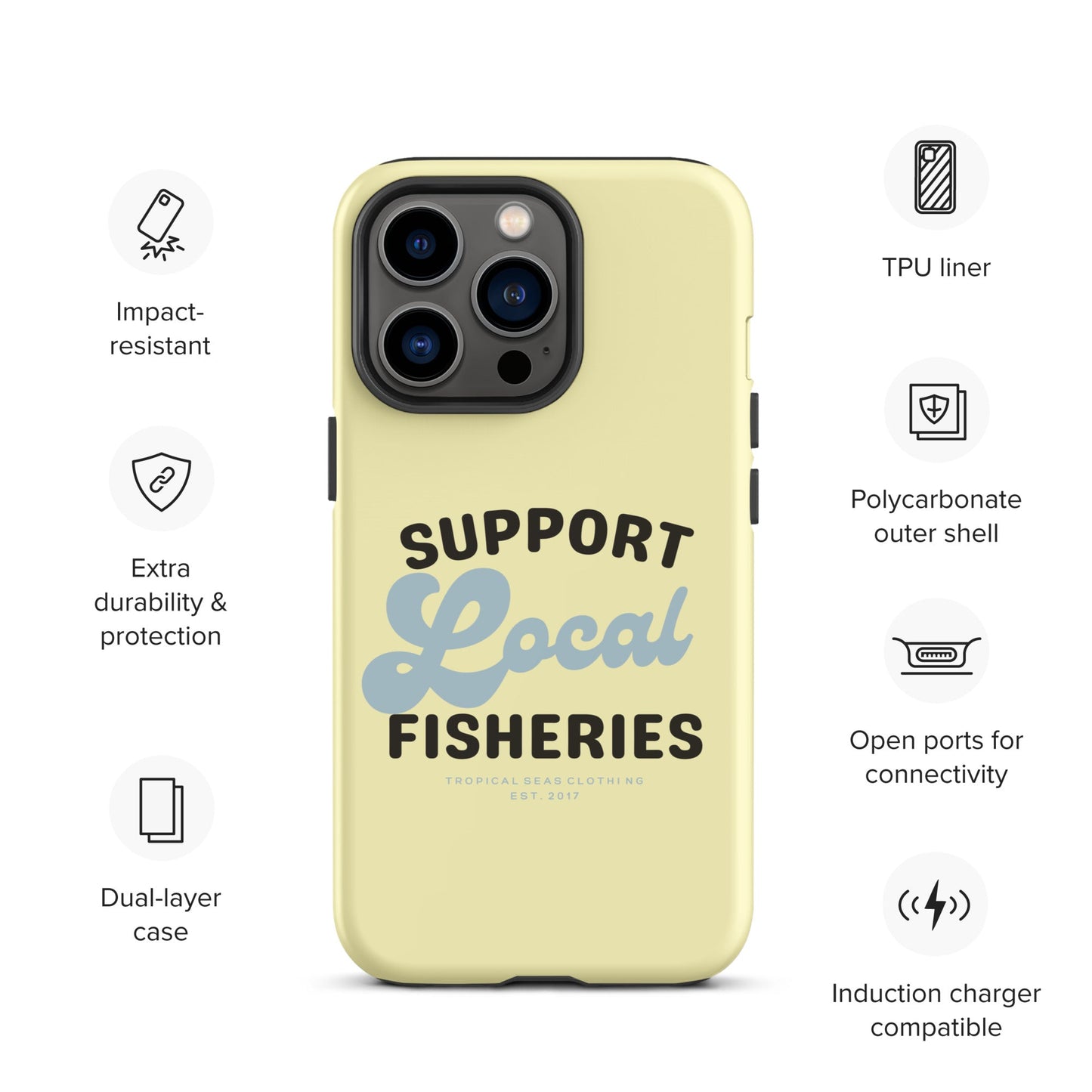 Local Fisheries Tough Case for iPhone®-3