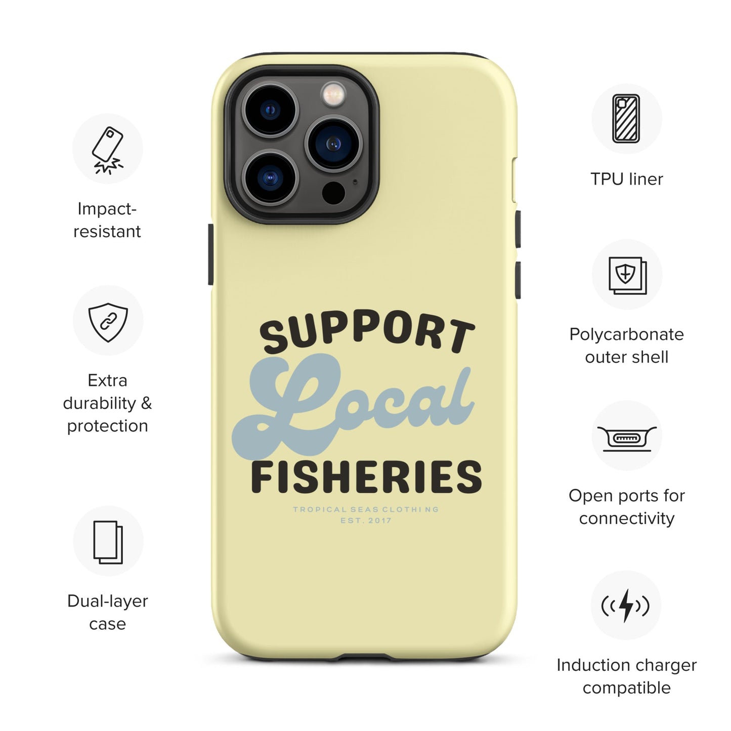 Local Fisheries Tough Case for iPhone®-4