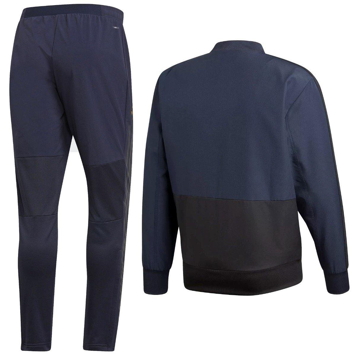 Manchester United training presentation soccer tracksuit UCL 2018/19 - Adidas-1