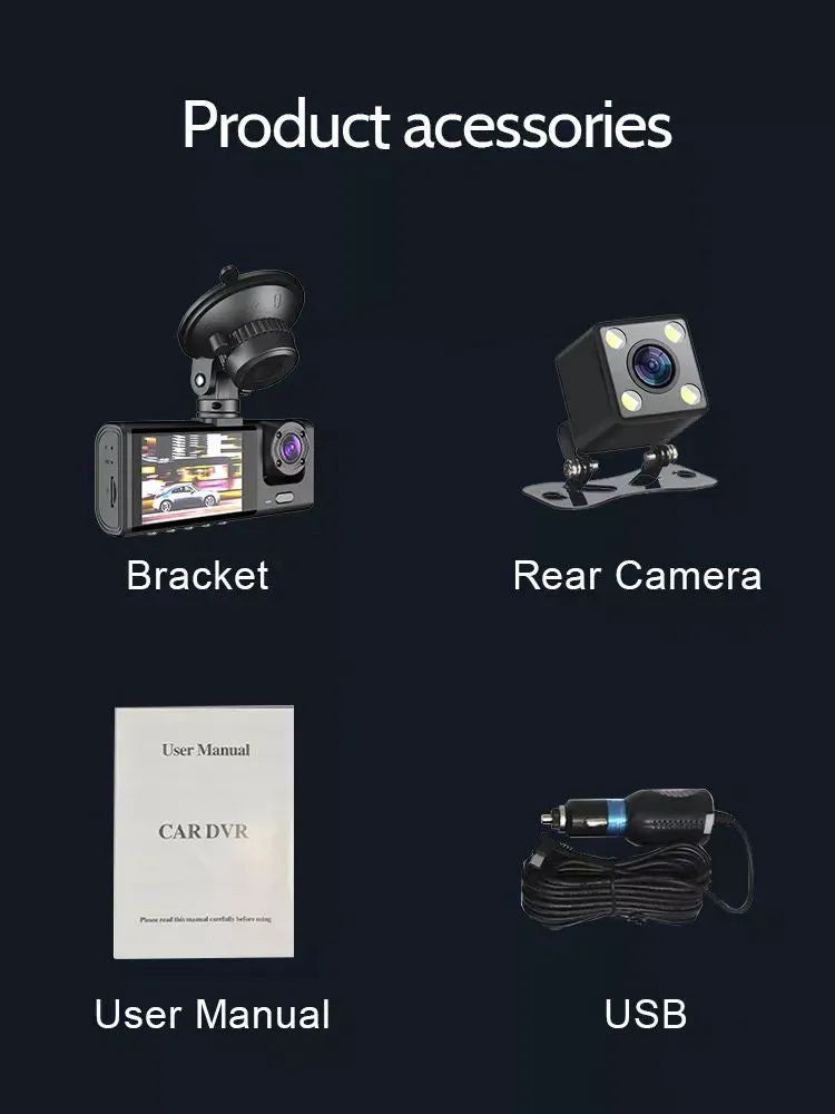 1080P Infrared HD Car Dash Cam