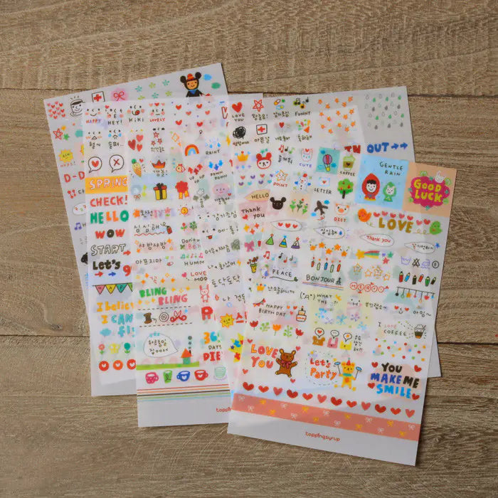7072 Nine Horse Stationery Wholesale 4000 Toppings Syrup Paper