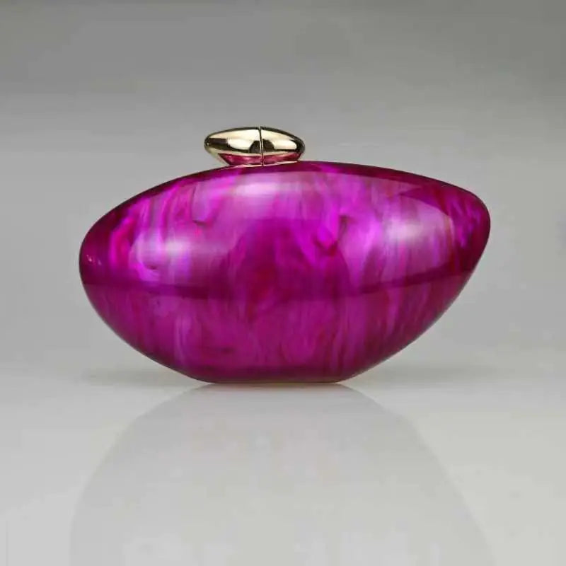 Elegant Acrylic Bullet Clutch