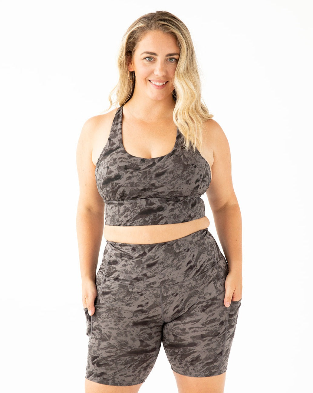 Hi Five High-Waisted Biker Short – Rock Steady-4