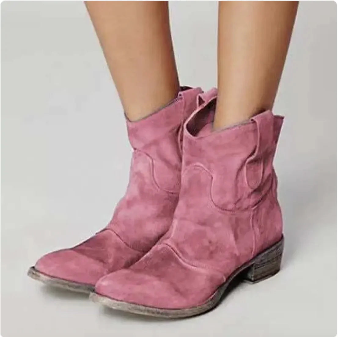 Low Heel Martin Boots