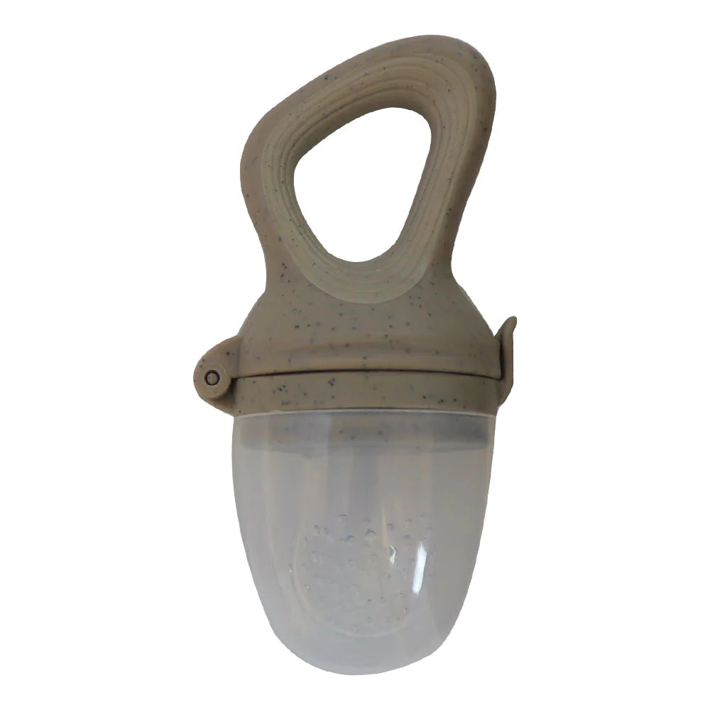 Baby Wheat Straw Food Feeder with Silicone Nipple