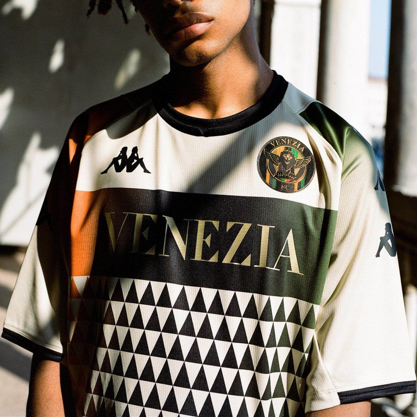 Venezia FC cream Away Soccer jersey 2022 - Kappa-0