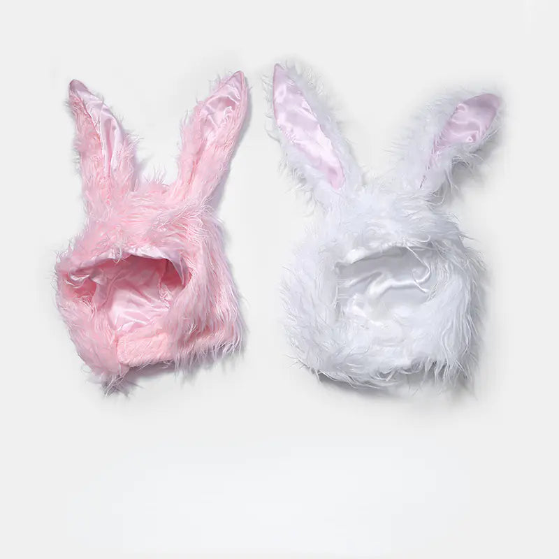 Halloween Plush Bunny Ears Hat for Cute Girls