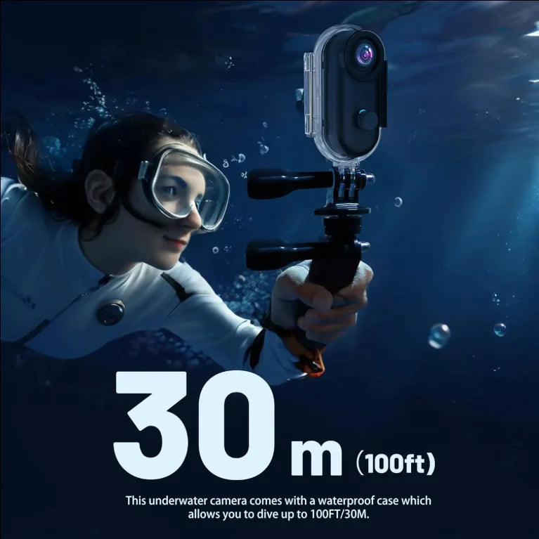 Mini 1080P/4K Wearable Body Camera 128GB