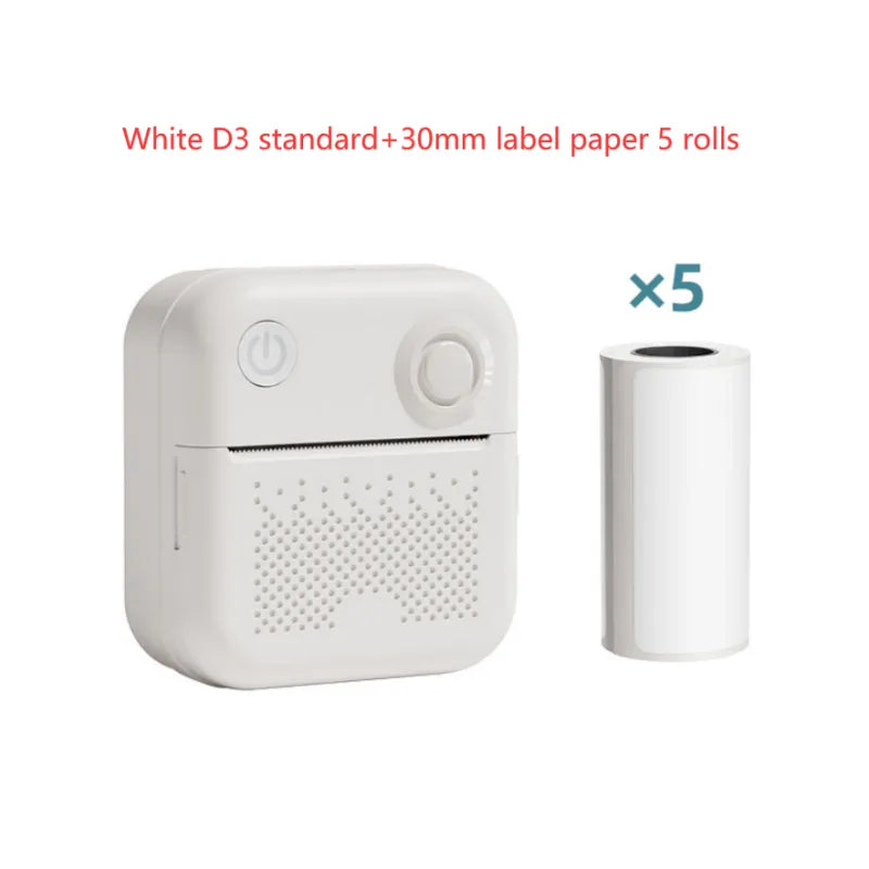 Mini Label Printer Student Pocket Portable Printer