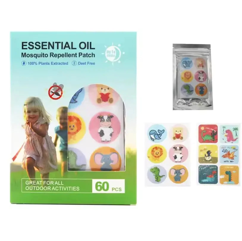 Kids Mosquito Repellent Cartoon Stickers