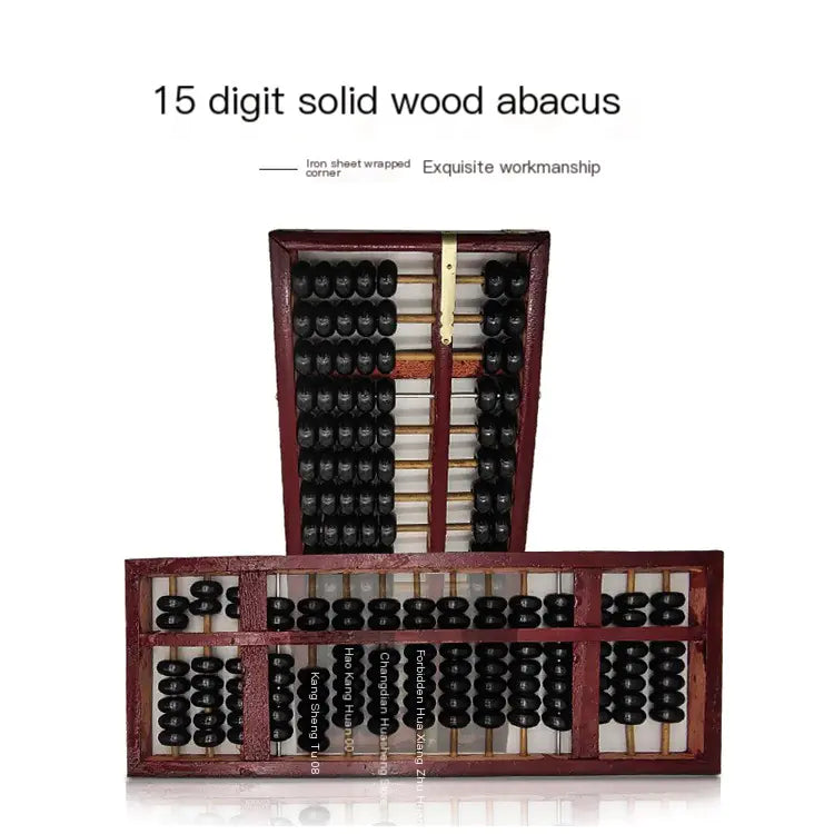 Durable Wooden Abacus for Accounting and Finance