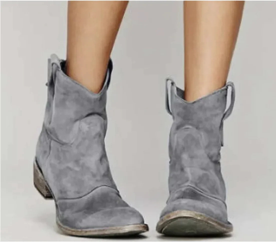 Low Heel Martin Boots