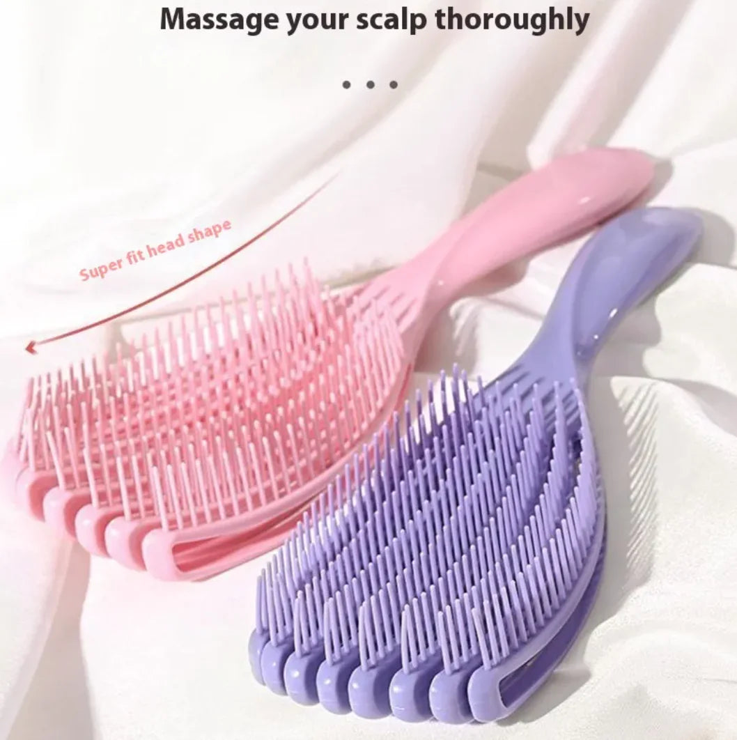 Curved Shell Massage Hair Comb