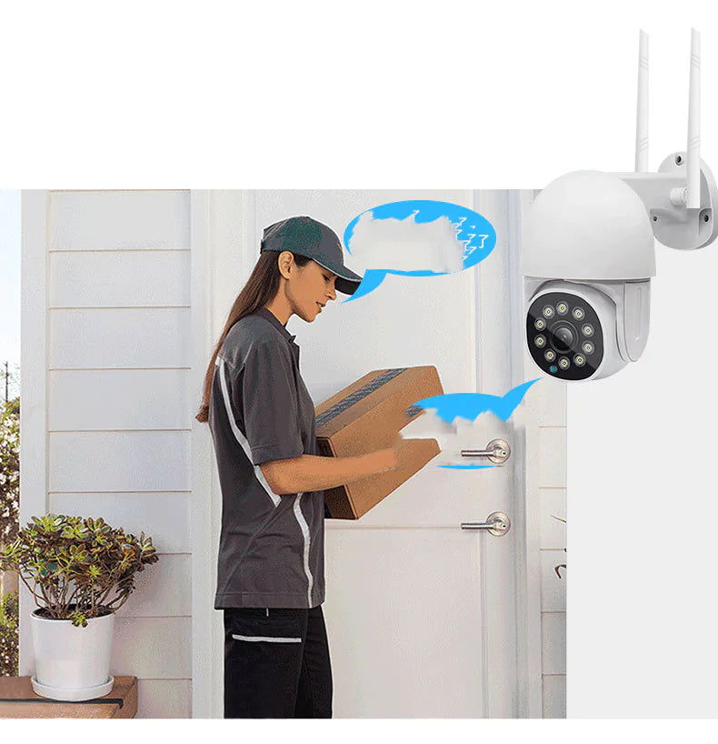 High-Definition Night Vision Webcam with Home Voice Monitoring