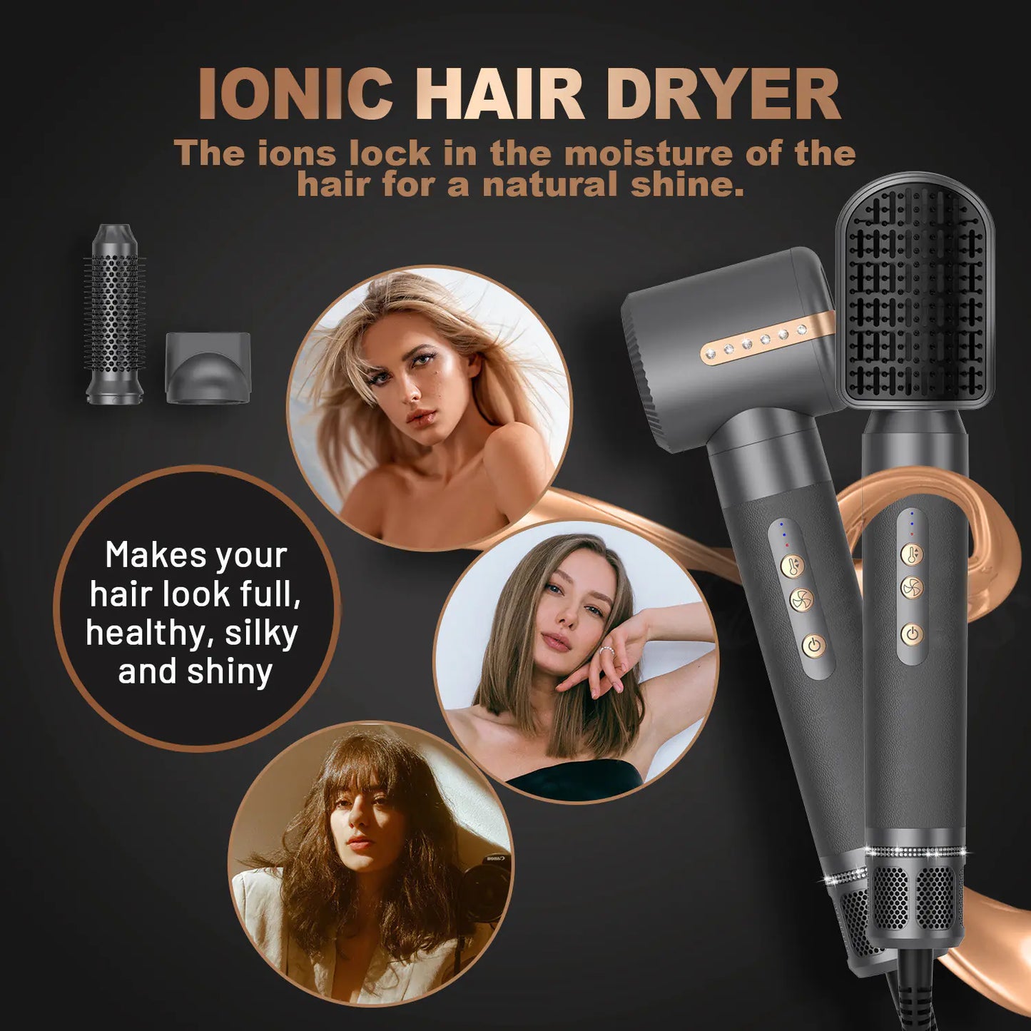 7-in-1 Multifunction High-speed Hair Dryer Comb