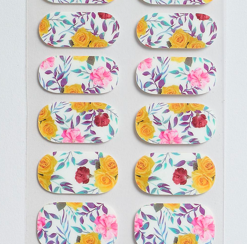 Floral Garden Gel Nails-1