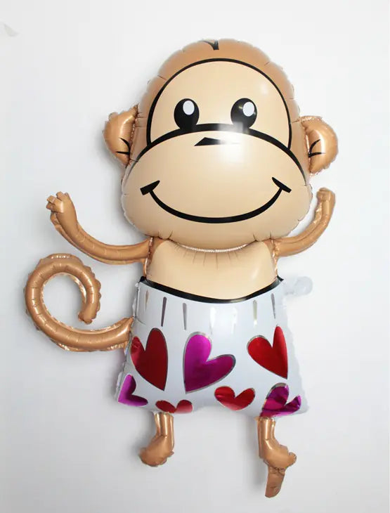 Cute Monkey Foil Balloon - Monkey Balloon Design