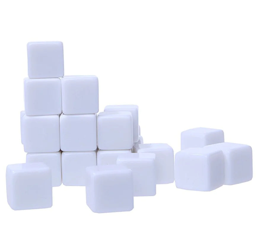 Blank Glossy Dice