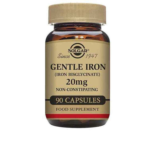 Gentle Iron (Iron bisglycinate) Solgar (90 uds)-0