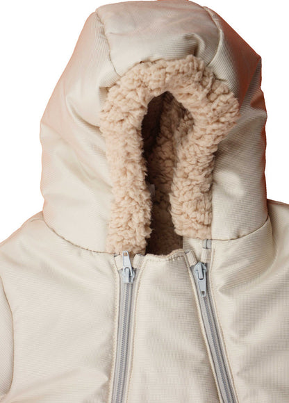 Bébi téli vízlepergetős bundazsák, overál - Maci mintával-2