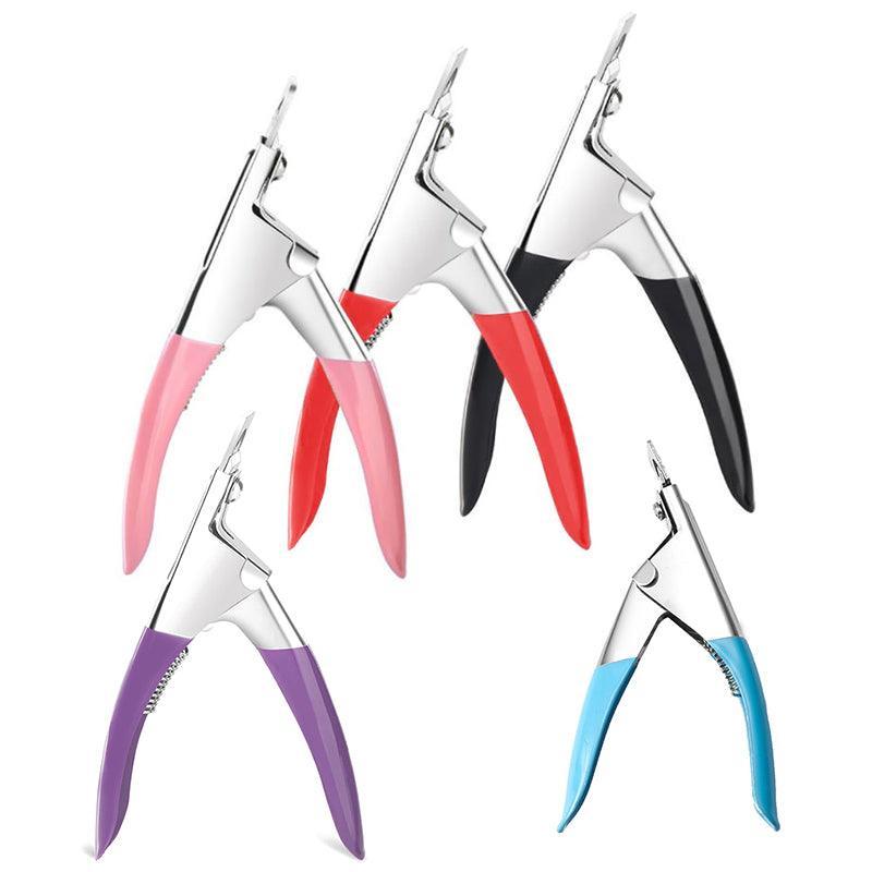 Acrylic Nail Tip Cutter False Nail Clipper U Shape Manicure Art Trimmer Tool-1