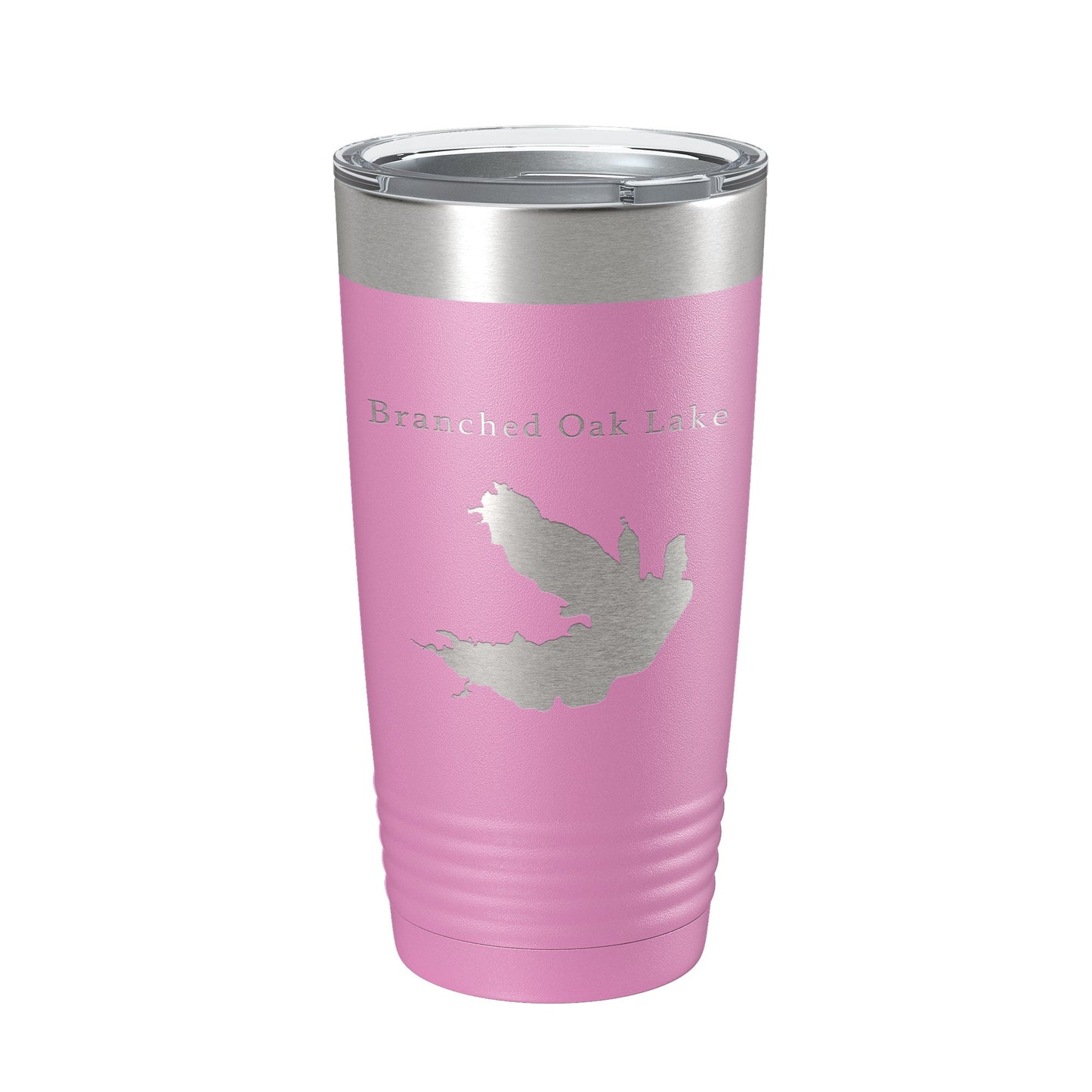 Branched Oak Lake Map Tumbler Travel Mug Insulated Laser Engraved Coffee Cup Nebraska 20 oz-14