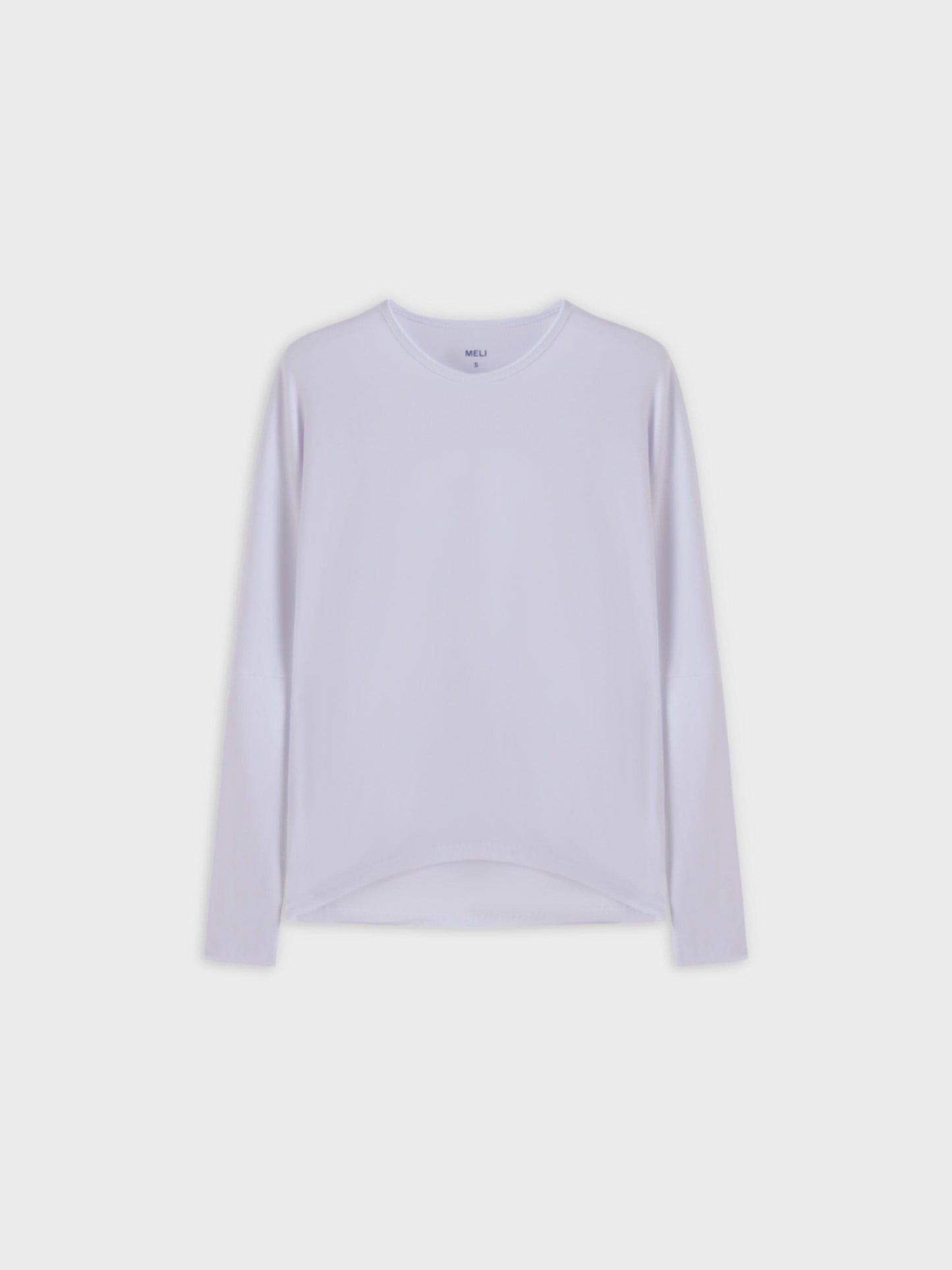 CREW RIBBED DOLMAN-WHITE-0