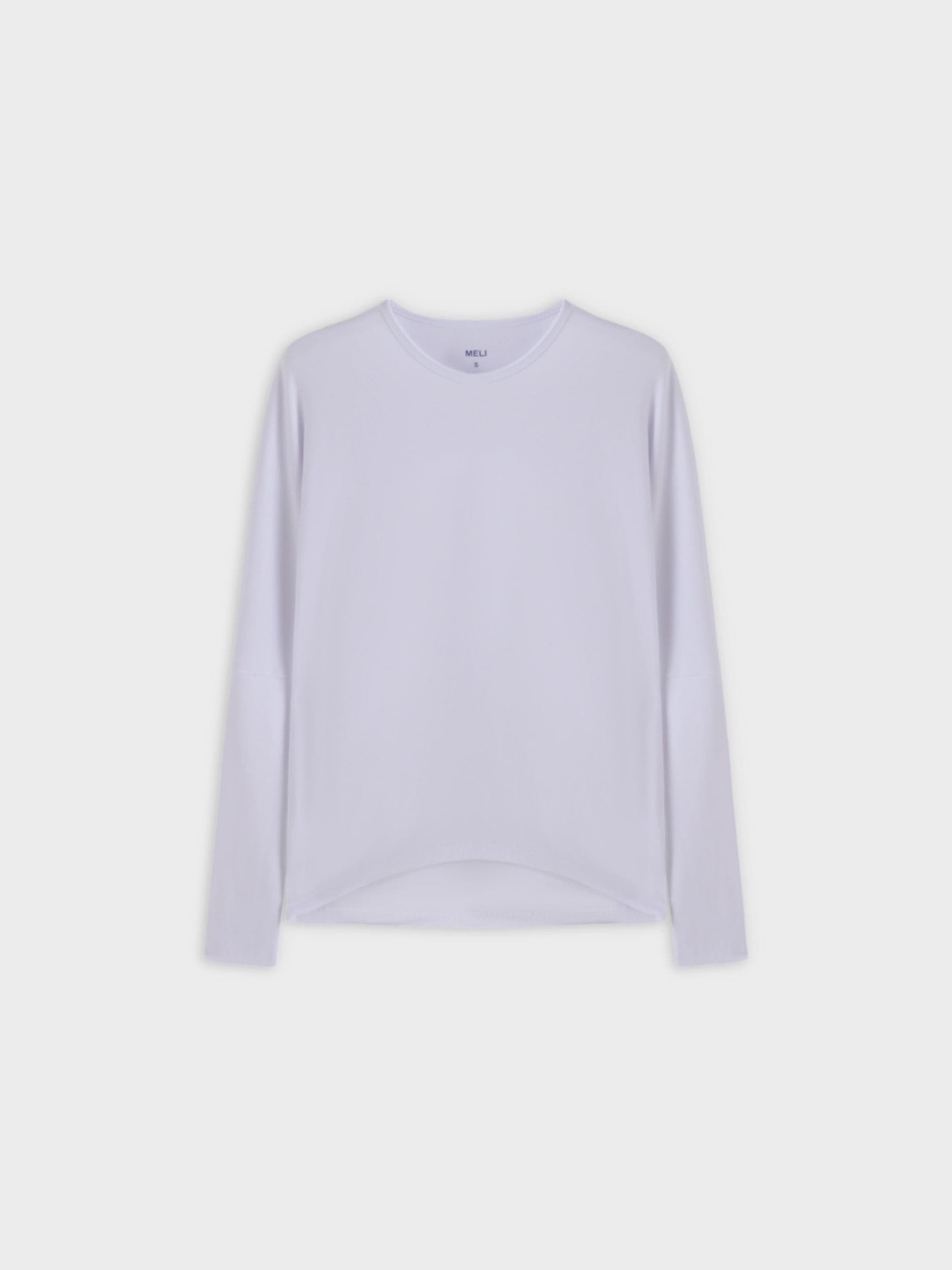 CREW RIBBED DOLMAN-WHITE-0