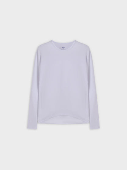 CREW RIBBED DOLMAN-WHITE-0