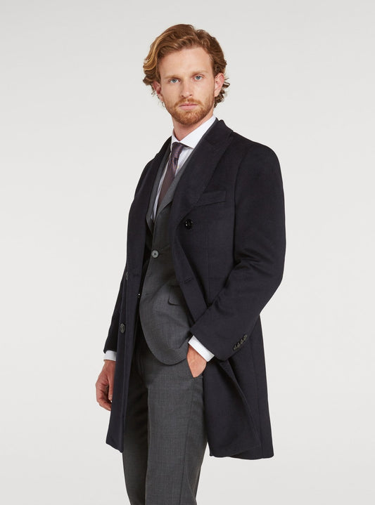 Cappotto doppiopetto in misto cashmere-0