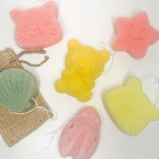 Eco-Friendly Natural Konjac Sponges for Kids & Adults-0