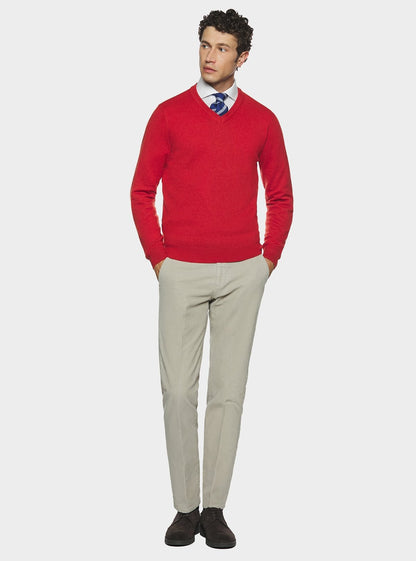 chinos in velluto a costa interrotta-2