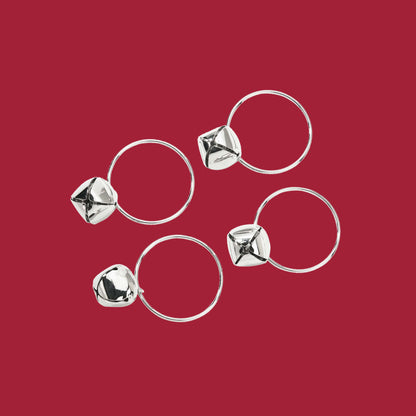 Jingle Bell Napkin Rings, Set Of 4, Np-1