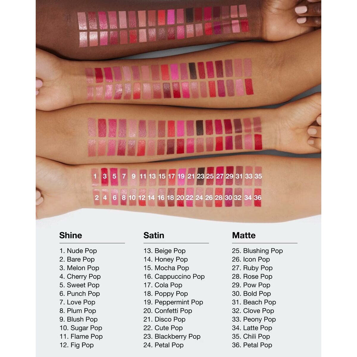 Lipstick Clinique POP LONGWEAR Beige Petal Pop (1 Unit)-3