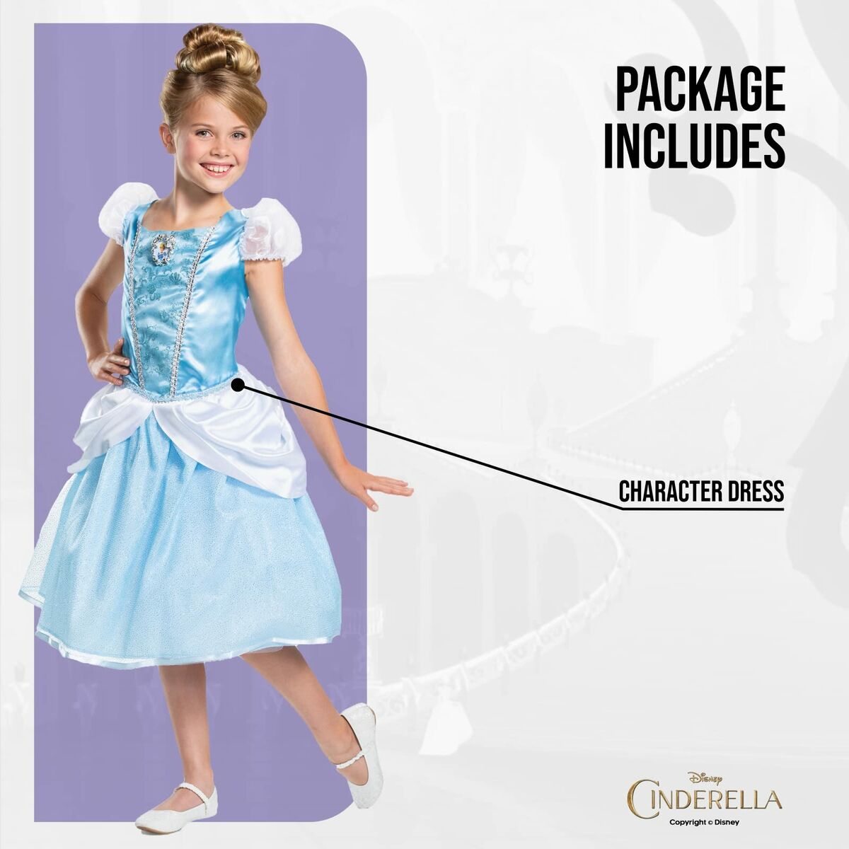 Costume for Children Jakks Pacific Cinderella 5-6 Years-5